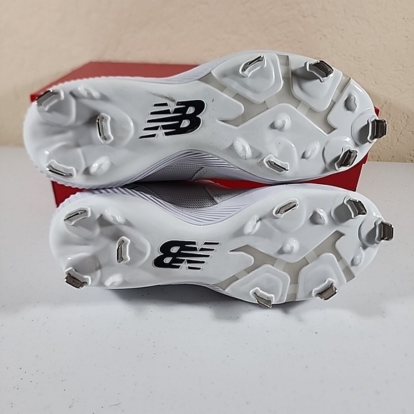 New Balance Baseball Cleats Mens 6.5 Wide White Fuel Cell 4040 v6 Trainer Shoes - Picture 6 of 10